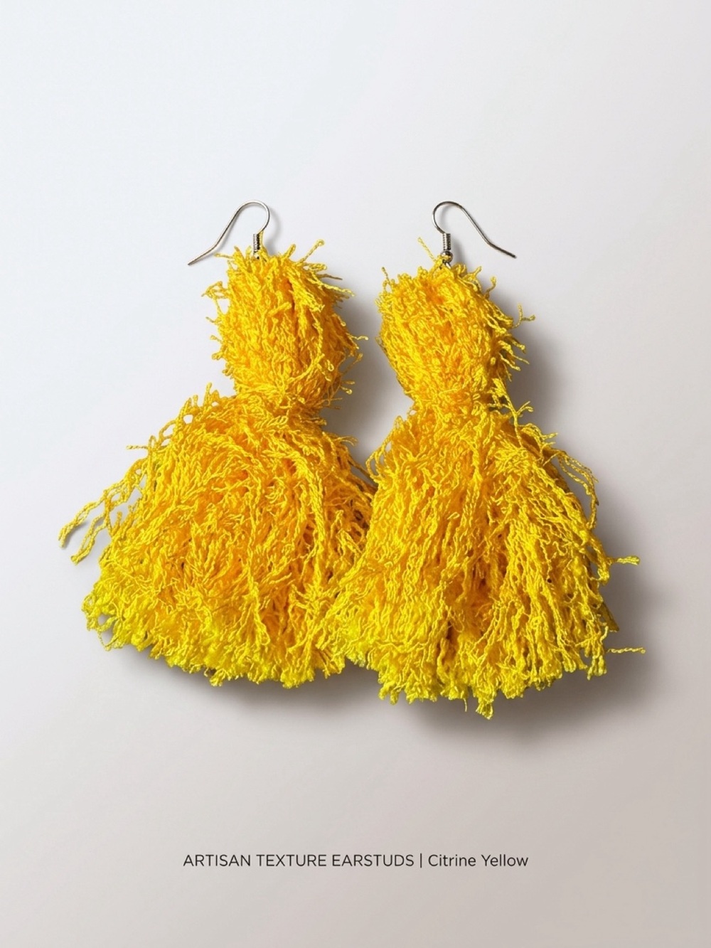 Yellow Tassel Earrings
